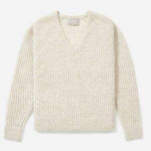 Everlane Alpaca V-Neck Sweater